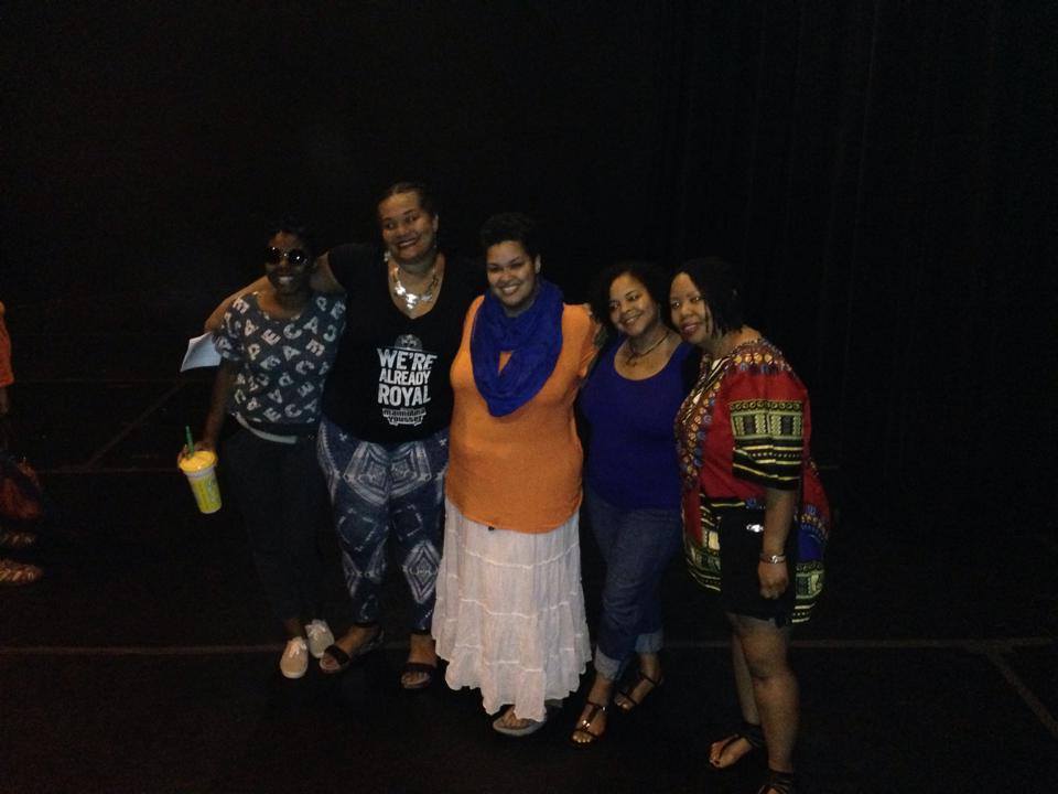 (from left to right) My daughter's sister Chay, me, Rayona Young, Colie Williams, Anonamas